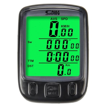 Trådlös Cykelhastighetsmätare Odometer Cykelcomputer LCD