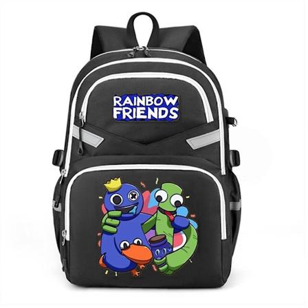 Roblox Rainbow Friends Ryggsekk Barn Gutter Jenter Studenter Stor Kapasitet Skoleveske