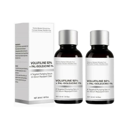 1-3 stk. Volufiline 92% + Pal-Isoleucin 1% Plumping Vandfrit Serum, Volufiline Serum, Ansigtspleje til Tab af Volumen, Hudelasticitet, 30 ml