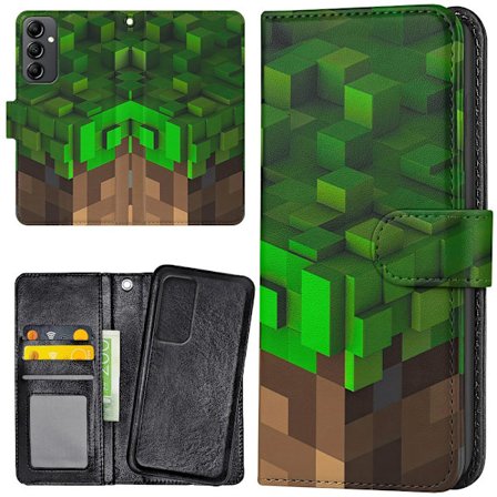 Samsung Galaxy S24 - Plånboksfodral/Skal Minecraft