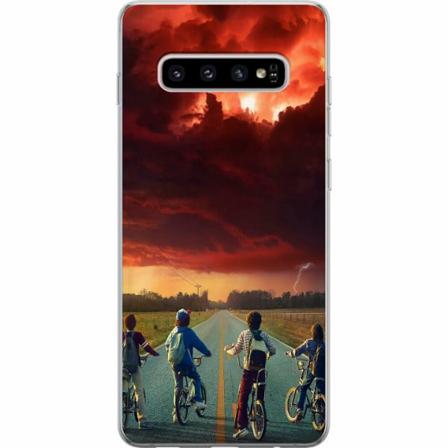 Samsung Galaxy S10+ Genomskinligt Skal Stranger Things