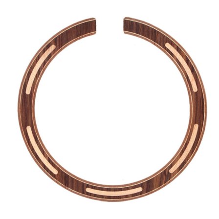Kitaran ääniaukon tarra itseliimautuva rengas Maple Rosewood GXB26