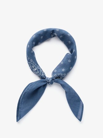 John Henric Men's Blaues Bandana Paisley Size Onesize