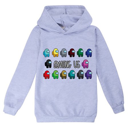 Blandt os Børn 3D Casual 3D Printet Sweatshirt Hættetrøje Pullover