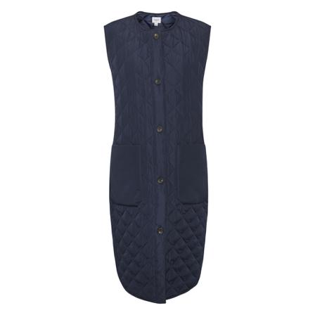 Saint Tropez, Over the Long Vest Blauw, Dames, Maat:M