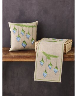 Broderipakke Juledekorasjoner - Pute - Permin