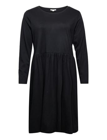 Carapril L/S Cutline Knee Dress Jrs Kort Klänning Svart ONLY Carmakoma