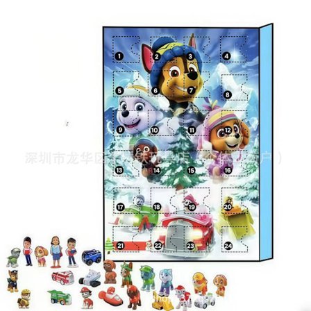 Paw Patrol Julekalender Overraskelsesboks 24 Halloween Nedtælling Anime Overraskelsesboks