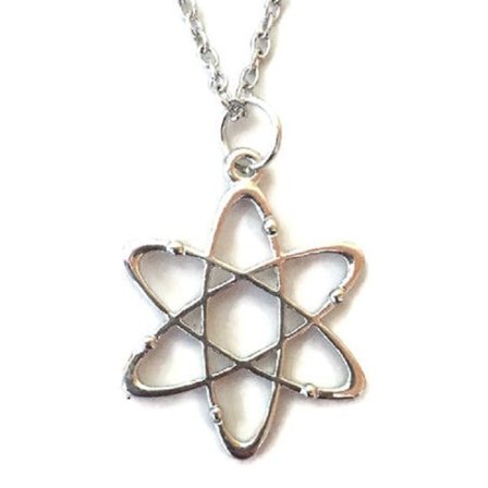 Halsband ATOM Molekyl Kemi Biokemi Rostfri Kedja