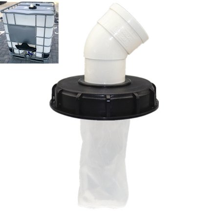 IBC Regnvandsfilter Låg, IBC Låg Filterdæksel 163mm / 245mm Filter Låg til