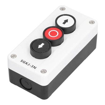 Momentan Bryterstasjon Boks Opp og Ned Stopp Kontroll Trykknapp for Vinsj Rulledør Lastebil Bakløfter (FMY)