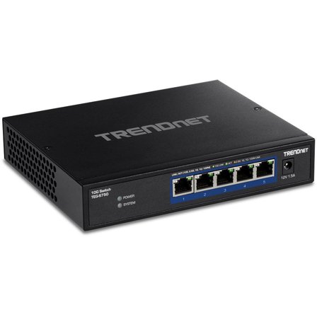 TRENDnet 5-porters ikke-styrt 10GbE switch 5x 10GbE RJ45