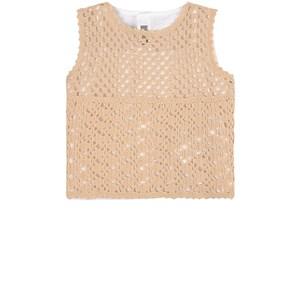 Il Gufo Beige Sleeveless Top 8 Years - Tops - 8 years - Beige