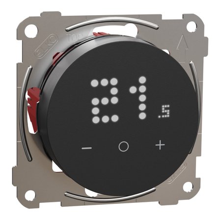 Elko One Termostat med display Svart, Värme