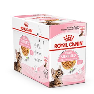 Royal Canin Kitten Sterilised Jelly Våtfoder, 12x85g