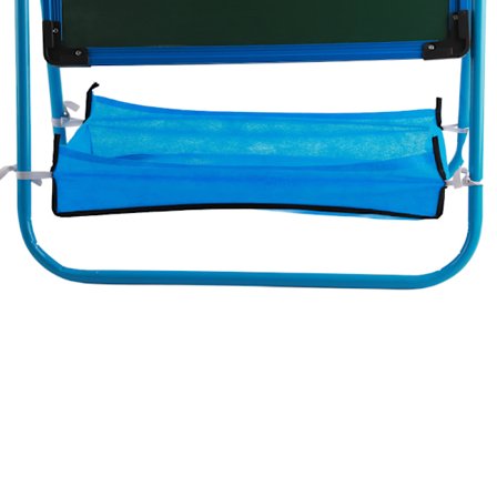 Art Easel for Kids Standing Adjustable Double Sided Foldable Standing Magnetic Whiteboard for Children Blue