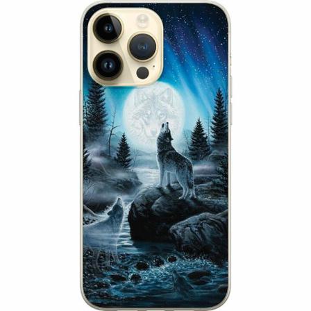 Apple Iphone 14 Pro Max Genomskinligt Skal Wolf / Varg