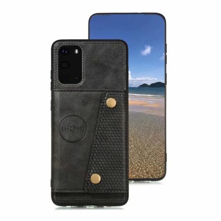 Samsung Galaxy S20 Plus - Skal med Korthållare Svart