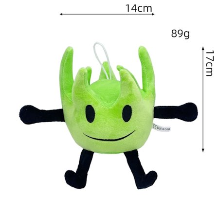 Dream Island Battle Plyschdocka Leksaker Barnpresent Grönt gräs