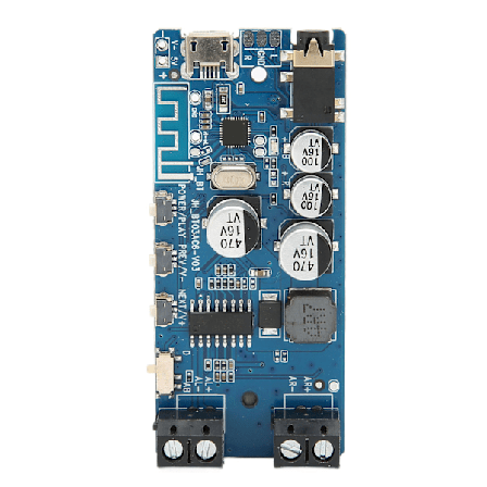 2-kanals Bluetooth 5.0 Stereo Power Amplifier Board Bluetooth Vocal Receiver Amplifier BoardBlue