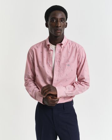 GANT Herren Regular Fit Sailing Fil Coupé Hemd (XL)