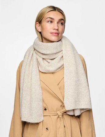 Pieces Pcmoella Scarf Noos Bc - Cream - ONE SIZE