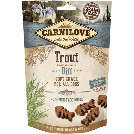 Carnilove Dog Semi Moist Snack Trout, 200g