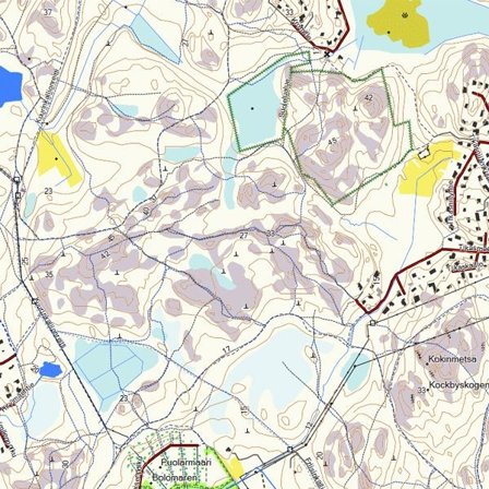 Garmin tilarajallinen maastokartta