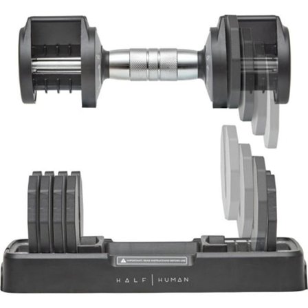 Bara - hantel - vikt Underfit Justerbara hantlar 2 x 5 kg Half Human