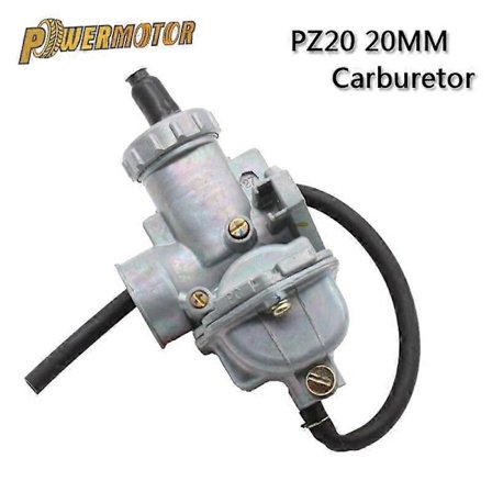 PowerMotor PZ20 20mm Motorsykkel Forgasser Carb For 50cc 70cc 90cc 110cc 125cc 135 For Kazuma ATV Quad Go Karts Moped SUNL HK110