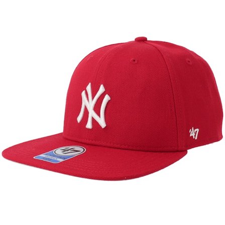 47 Brand - MLB Rød snapback Caps - Kids New York Yankees Lil Shot Captain Red Snapback @ Hatstore