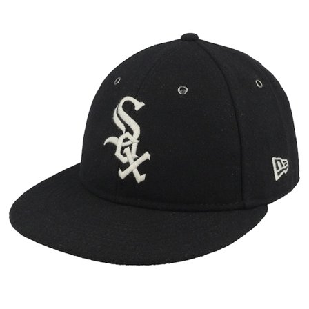 New Era - MLB Nero fitted Cappellino - Chicago White Sox Wool 59FIFTY Black Fitted @ Hatstore
