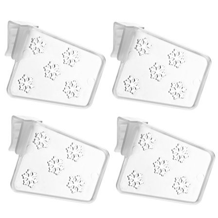 4 stk/sett Kjøleskapshylle Skillevegg Clip Design Praktiske Justerbare Kjøleskap Matbod Separatorer Kjøkkenutstyr