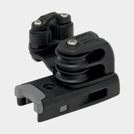 Seldén System 22 - End Control, Double Plain Bearing Sheaves, Cam Cleat for Portside Control, Becket for control line (442-112-02)