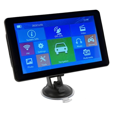 9 Tommer Lastbil GPS Navigation Stor POI Stemmevejledning Touchscreen 800x480 Bærbar til Lastbiler