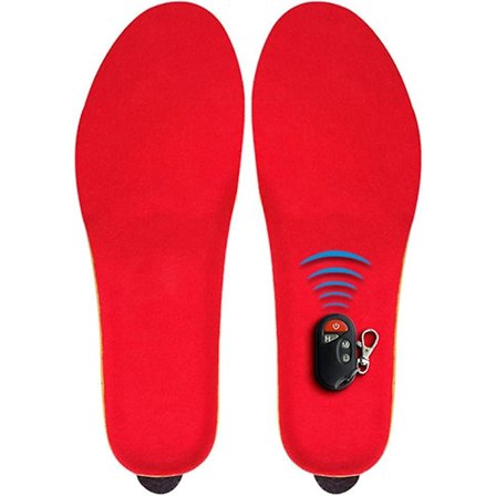 Lämmitettävät pohjalliset, Ladattavat Langattomat USB-Lämmitettävät Pohjalliset Kaukosäätimellä, Sähköiset Lämmitettävät Pohjalliset Jalkalämmittimet 