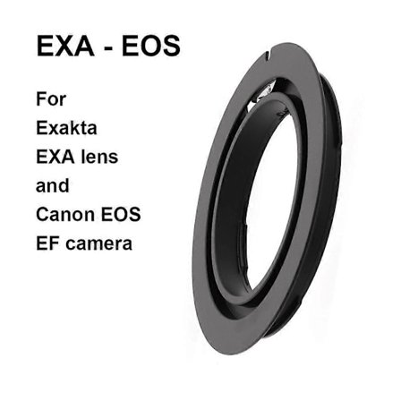 Exakta-EOS Exakta EXA-objektiiville - Canon EOS EF -kiinnitysrengas EXA-EF Canon 5D 6D 7D 90D 1000D jne.
