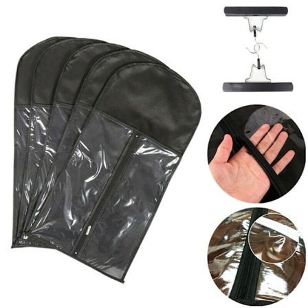 6st Peruk Hängande Förvaring Hårväska Hängare Dammtät väska - high quality