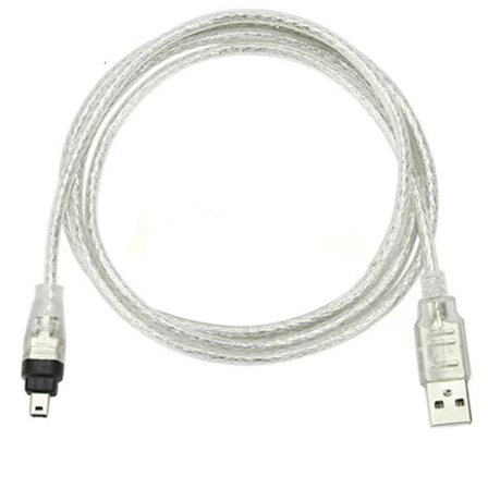 USB Hann til Firewire IEEE 1394 4-pinners Hann Ilink Adapterkabel for Dcr-trv75e Dv 1m USB Firewire-kabel