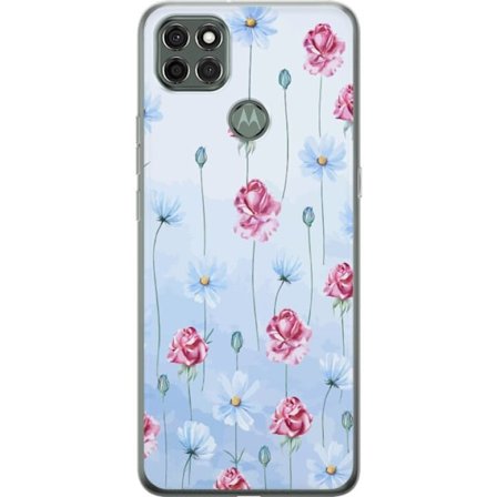 Kompatibelt Mobildeksel til Motorola Moto G9 Power Petal Reverie Sky Blue