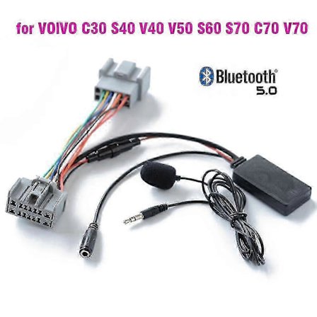 Volvo S40/V50 Bluetooth Handsfree Adapter – Trådlös Samtal & Mikrofon