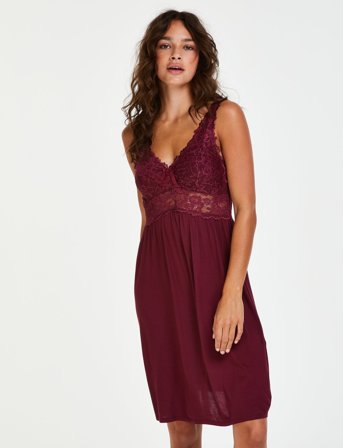 Hunkemöller Sd Nora Lace - Red - XS