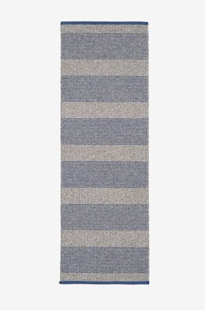 Horredsmattan - Teppe Penny - Blå - Plasttepper - 70X350 - Fra Homeroom