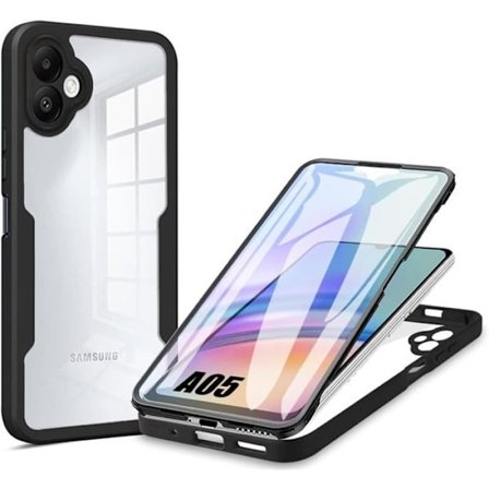 Skyddande fodral - Samsung - Galaxy A05 - 360 grader - Repfria - Svart