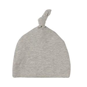A Happy Brand Grey Melange Baby Beanie 48/50 cm - Headwear - 48/50 cm - Grey - Junge
