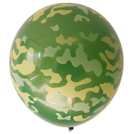 50 st Latex Camo Ballonger Kamouflageballonger Militära ballonger för jakttemafest Militära firanden