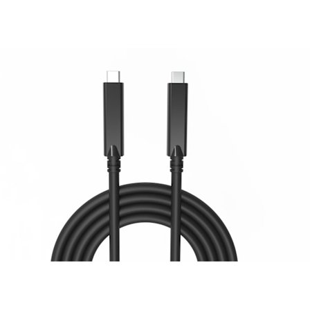 NÖRDIC aktivt AOC Fiber USB-C-kabel 15m 10Gbps 4K + PD 60W, DP 4-Lane 2-Lane