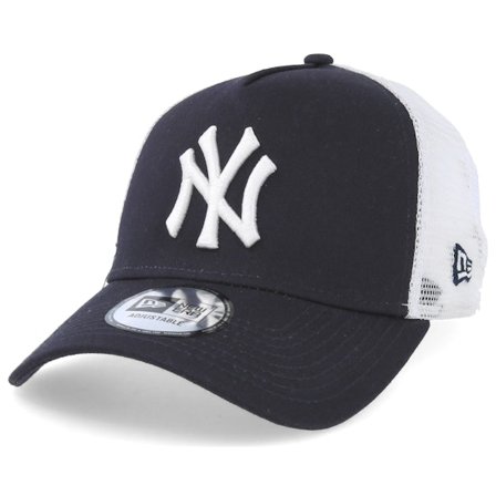 New Era - MLB Blau trucker Cap - New York Yankees Clean 2 Navy/White Trucker @ Hatstore