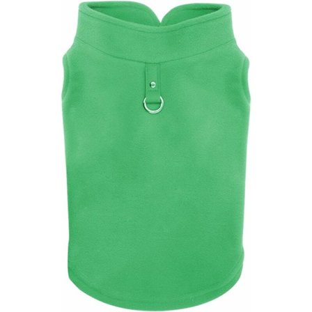 Vinterhundeklær i fleece - Hold deg varm - For kjæledyr - Grønn - Størrelse S
