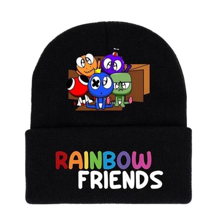 IC Roblox Rainbow Friends Stickad Mössa Kalla Vinter Varma Mössa e Spel